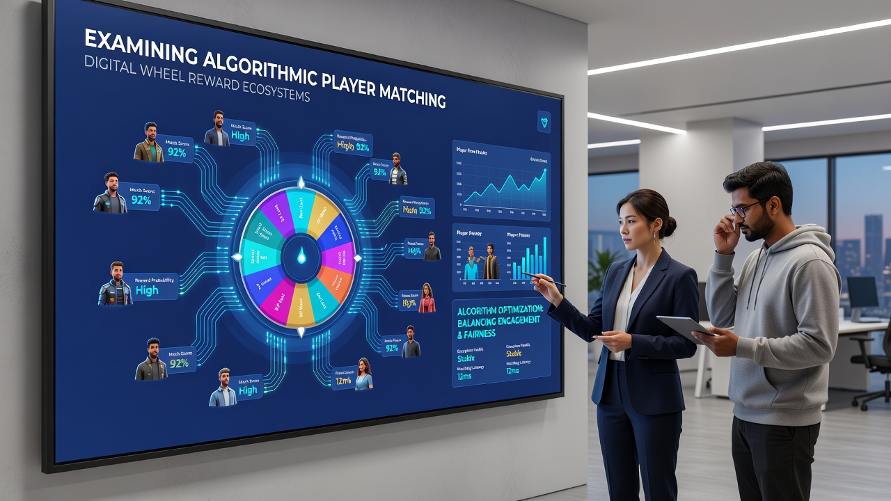 Diagram illustrating regional variations in algorithmic reward matching across global digital wheel gaming platforms