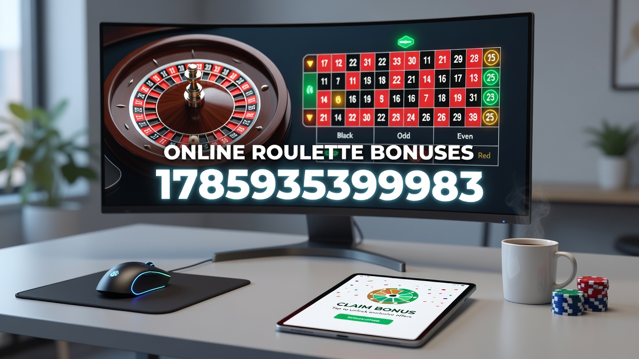 Detailed view of roulette wheel interface with overlaid bonus terms and wagering progress indicators