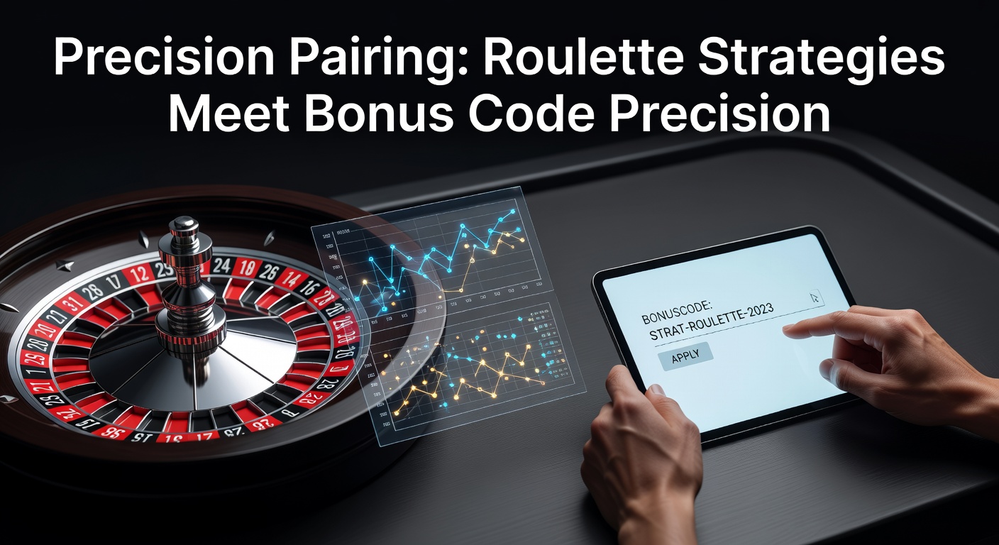 A roulette table overlaid with strategy grids and glowing bonus code entries, illustrating precise alignments for optimal play